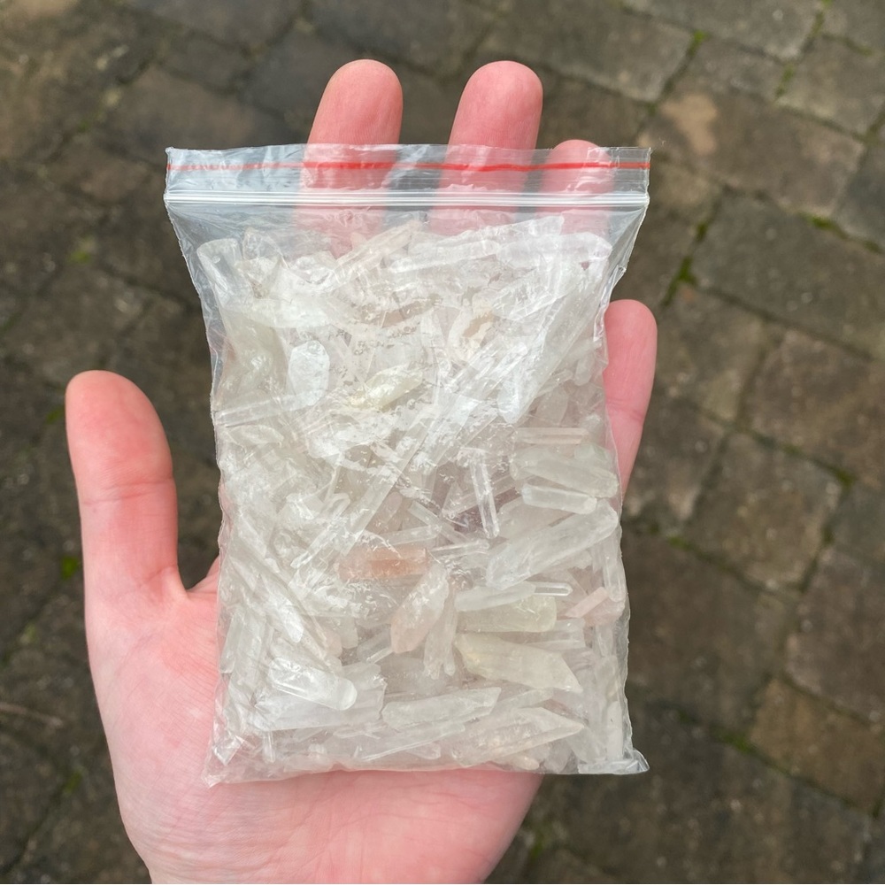 1/2 lb of Quartz Crystals Gemstones